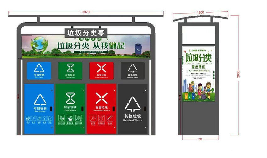 垃圾分类亭